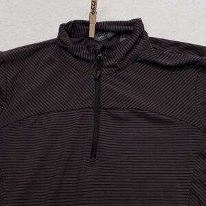 Eddie Bauer 1/4 Zip Up Long Sleeve Pullover Jacket Womens Size Medium M Gray